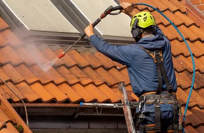 Démoussage et hydrofuge de toiture à Aubergenville